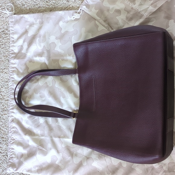 NWT Dagne Dover - Large Allyn Tote - Oxblood - Picture 3 of 8